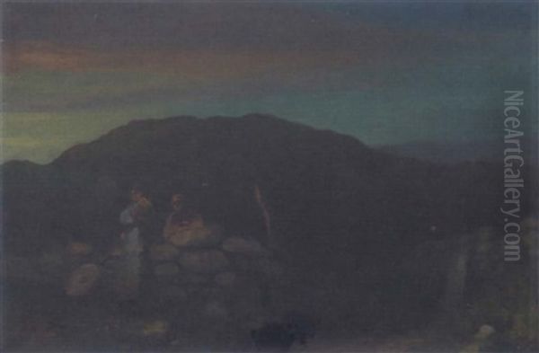 Youth With Dreams To Dream Oil Painting by George William Russell