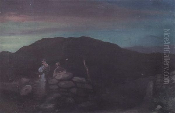 Youth With Dreams To Dreams Oil Painting by George William Russell