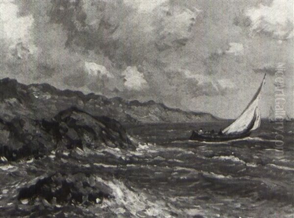 Breezy Day, Nova Scotia Oil Painting by George Horne Russell