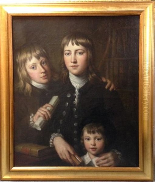 Attributed To John Russell , Ra (british Oil Painting by John Russell