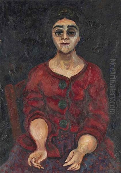 Danae Oil Painting by Morgan Russell