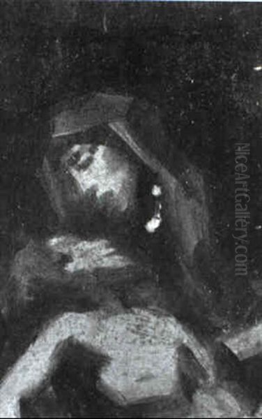 Pieta Oil Painting by Morgan Russell