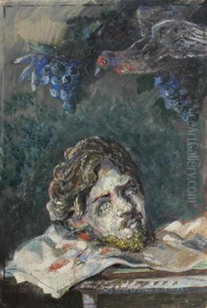 Tete Oil Painting by Nicholai Ryabushinsky