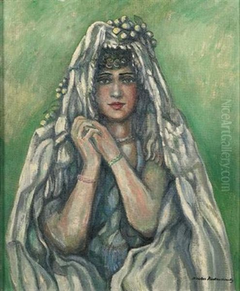 Femme Espagnole Oil Painting by Nicholai Ryabushinsky