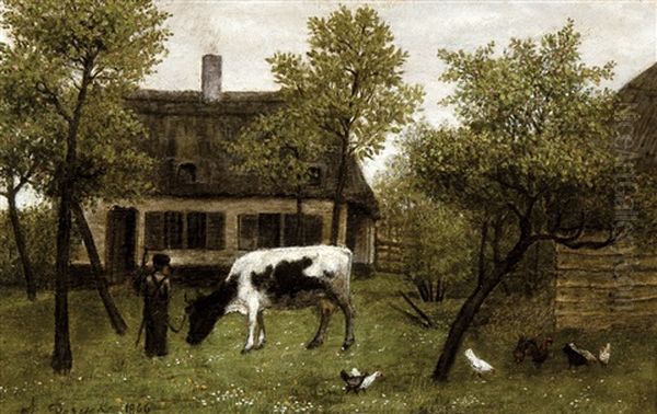 Vacher Oil Painting by Serafien de Rycke