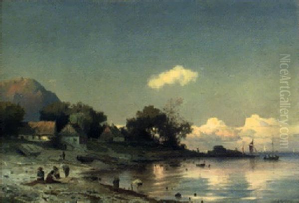 Fran Arilds Lage Oil Painting by Gustaf Rydberg