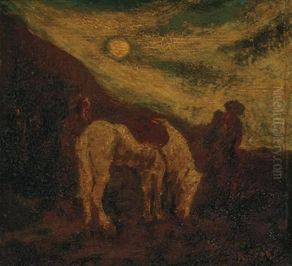 Journey's End Oil Painting by Albert Pinkham Ryder