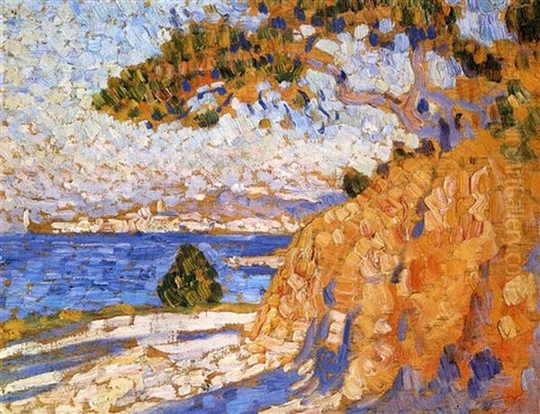 Paysage Du Midi Oil Painting by Theo van Rysselberghe