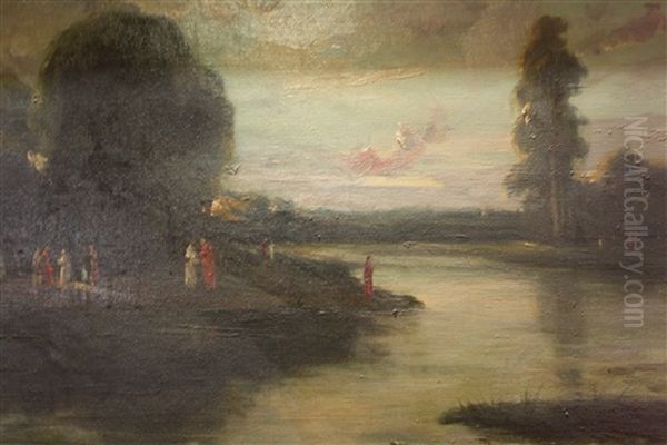 L'apres-midi Des Savants Oil Painting by Daniel Sabater Y Salabert