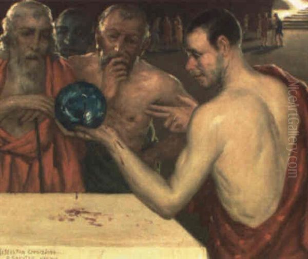 Se Est N Civilizando Oil Painting by Daniel Sabater Y Salabert