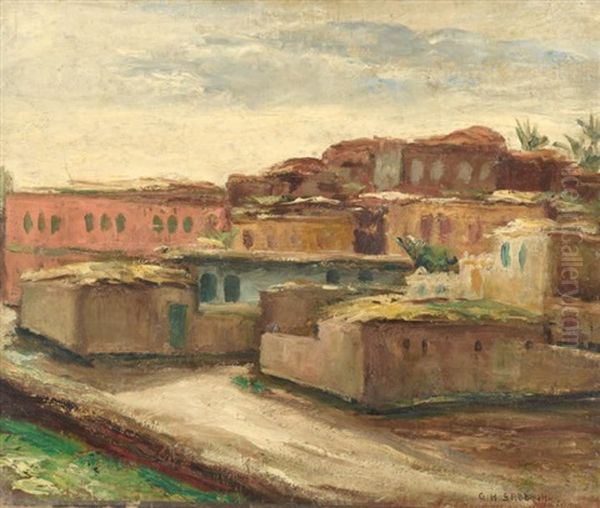 Le Caire Oil Painting by Georges Hanna Sabbagh