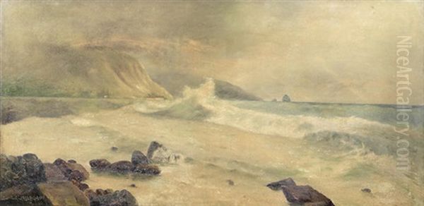 Seascape Oil Painting by Georges Hanna Sabbagh