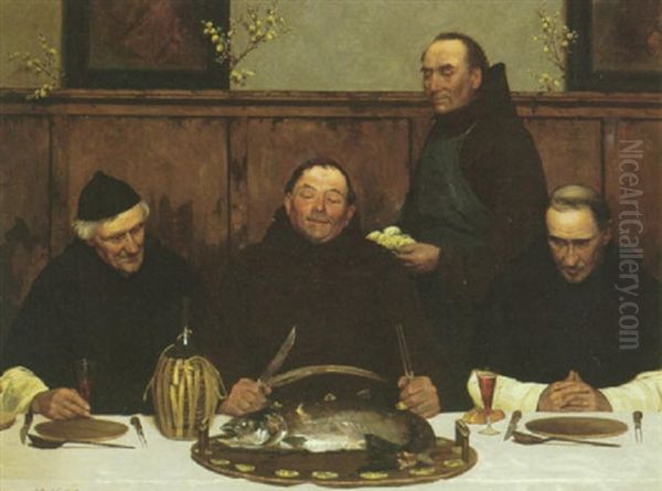 Palm Sunday Oil Painting by Walter-Dendy Sadler