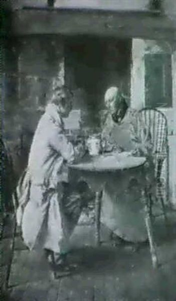 Old Friends Oil Painting by Walter-Dendy Sadler