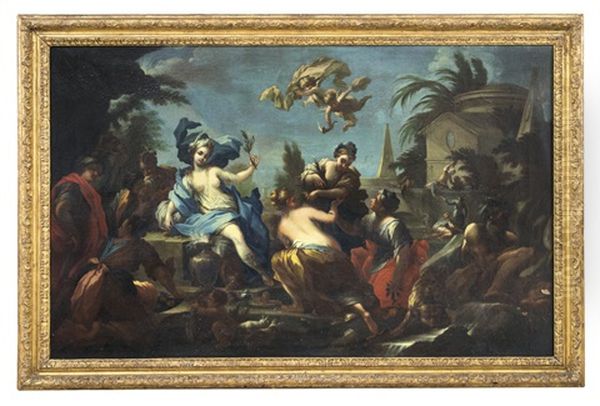 Allegoria Dell'asia Oil Painting by Giovanni Camillo Sagrestani