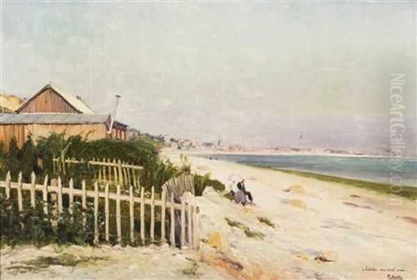 Lolita Son Vieil Ami Oil Painting by Paul Jean Marie Sain