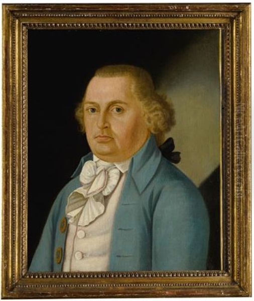 Portrait Of Davis Old (b. 1753) Oil Painting by Charles Balthazar J. F. Saint-Memin