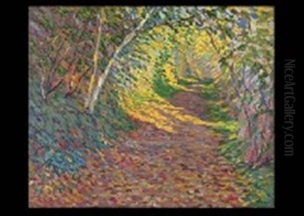 Remaining Light Oil Painting by Toyosaku (Toyo) Saito