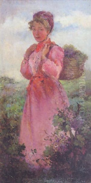 La Vendimiadora Oil Painting by Emilio Sala y Frances