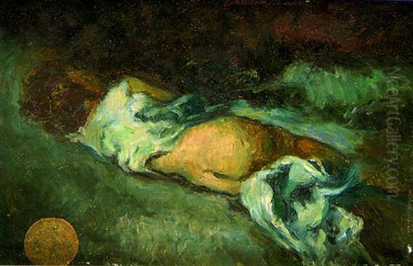 Nino Acostado Oil Painting by Emilio Sala y Frances