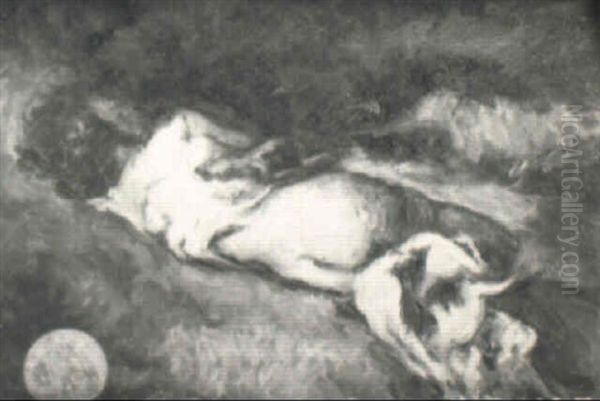 Nino Durmiendo La Siesta Oil Painting by Emilio Sala y Frances