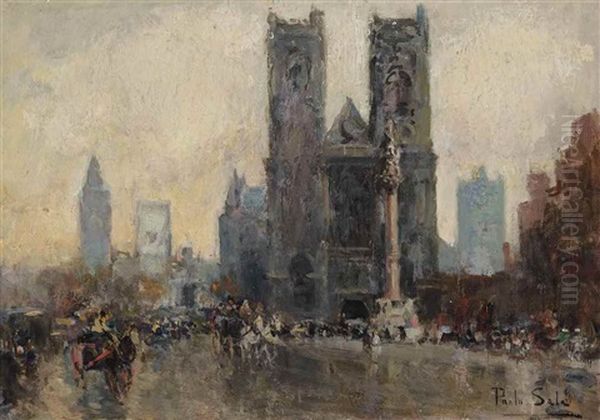 Westminster Abbey Oil Painting by Paolo Sala