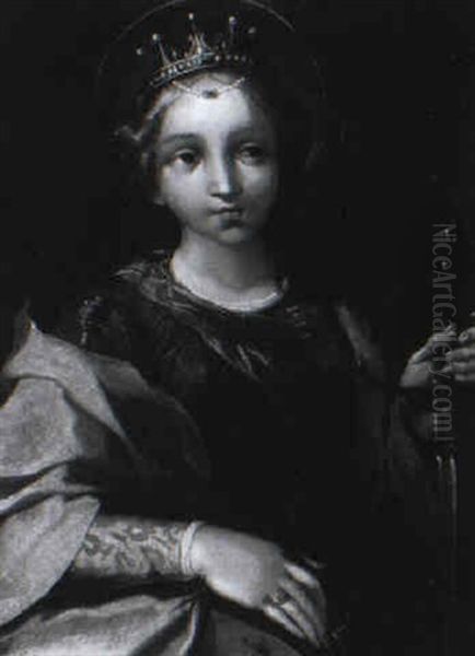 Die Heilige Katharina Oil Painting by Ventura Salimbeni