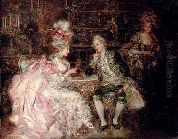 El Regalo - The Gift Oil Painting by Juan Pablo Salinas