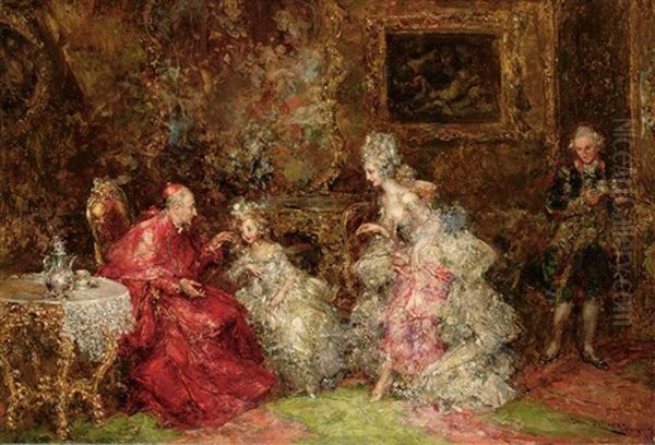 Familia De Su Excelencia Oil Painting by Juan Pablo Salinas