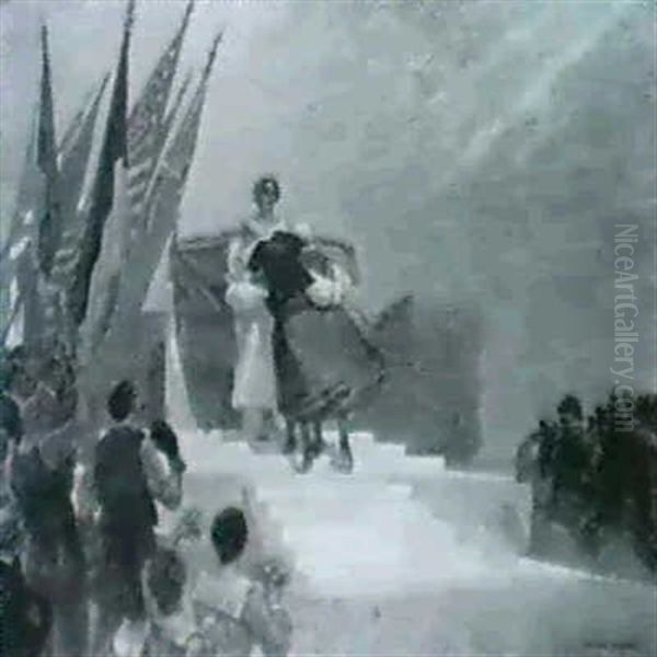 L'alsace Oil Painting by Robert Salles