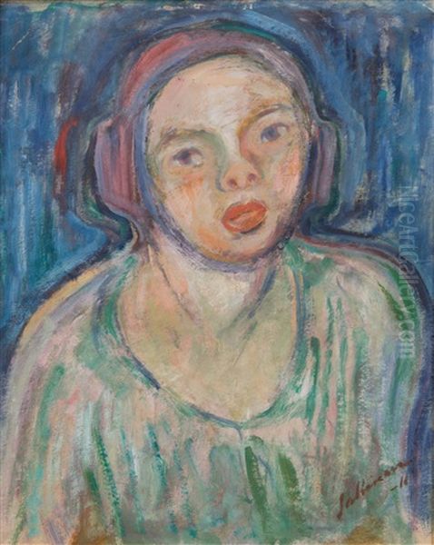 Mirri Oil Painting by Tyko Sallinen