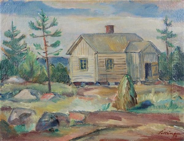 House Oil Painting by Tyko Sallinen