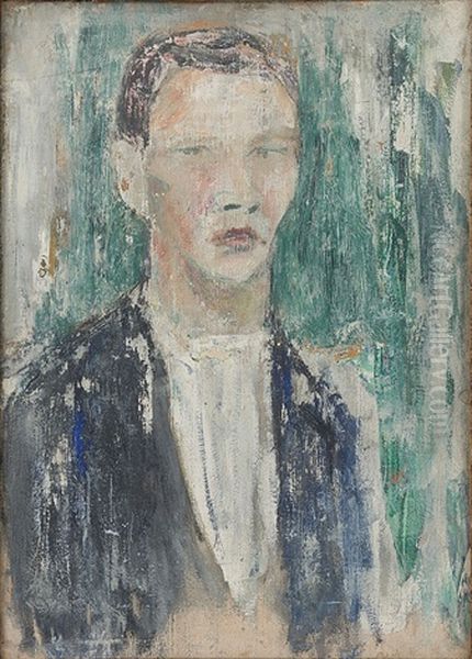 Self Portrait Oil Painting by Tyko Sallinen