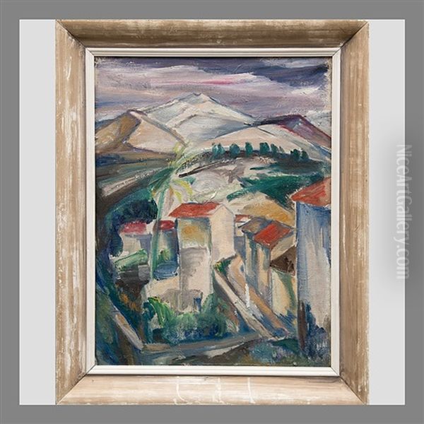 Old Cagnes Oil Painting by Tyko Sallinen