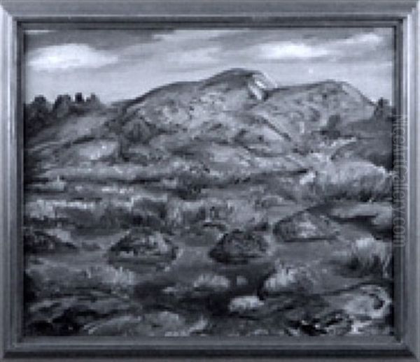 Kallioinen Maisema - Klippigt Landskap Oil Painting by Tyko Sallinen