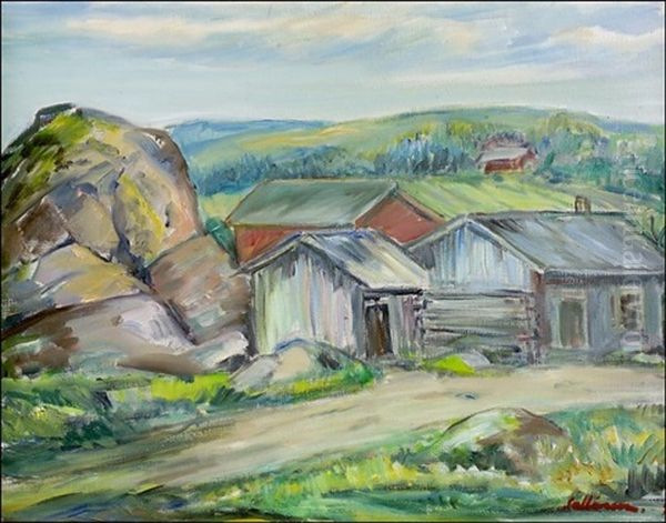 Nukarista Oil Painting by Tyko Sallinen