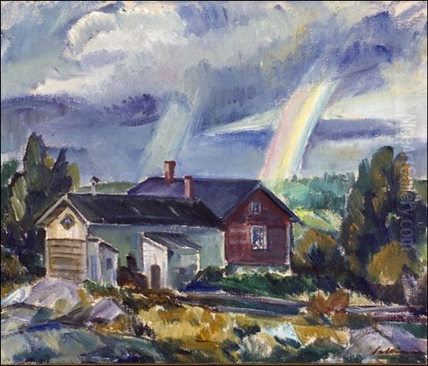 Sateenkaari Oil Painting by Tyko Sallinen