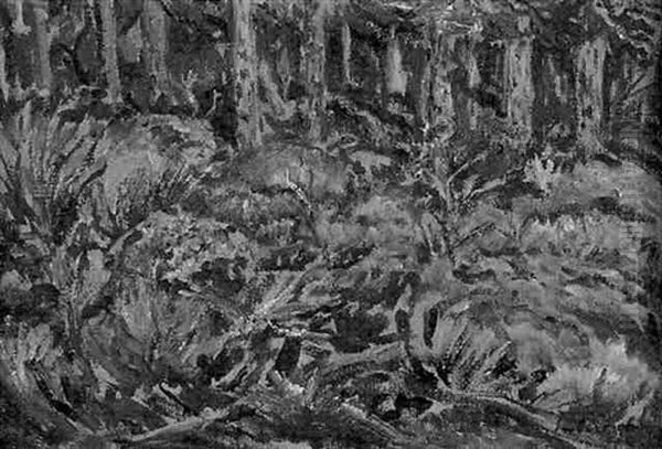 Skog Oil Painting by Tyko Sallinen