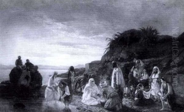 Honsoffer Oil Painting by Geskel Saloman