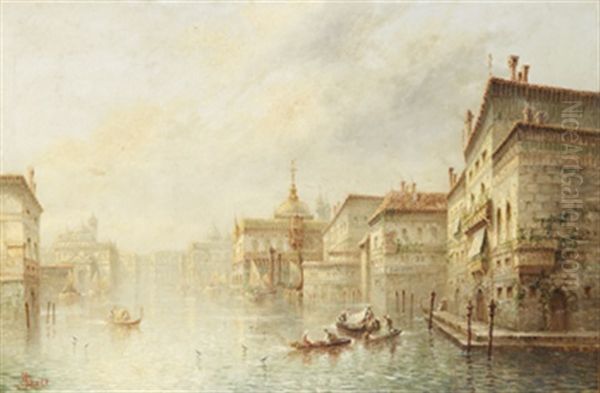 Venetianskt Capriccio Oil Painting by James Salt