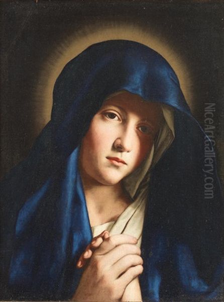 Mater Dolorosa Oil Painting by Giovanni Battiata Salvi, Il Sassoferrato
