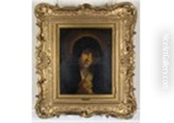 The Madonna At Prayer Oil Painting by Giovanni Battiata Salvi, Il Sassoferrato