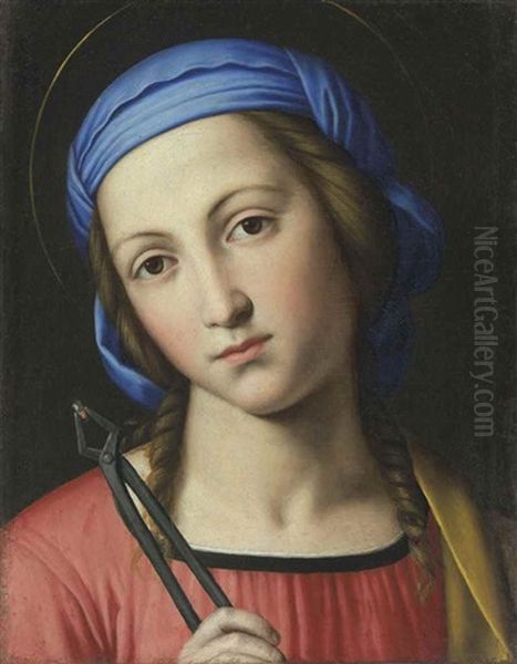 Saint Apollonia Oil Painting by Giovanni Battiata Salvi, Il Sassoferrato
