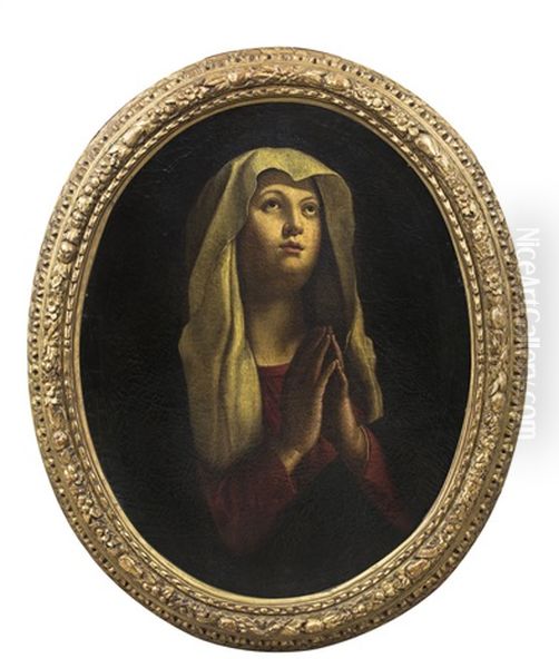 Madonna Orante Oil Painting by Giovanni Battiata Salvi, Il Sassoferrato