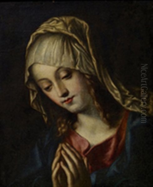 Betende Madonna Oil Painting by Giovanni Battiata Salvi, Il Sassoferrato