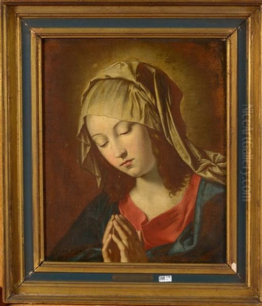 Vierge En Priere Oil Painting by Giovanni Battiata Salvi, Il Sassoferrato