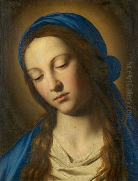 Vierge En Priere Oil Painting by Giovanni Battiata Salvi, Il Sassoferrato