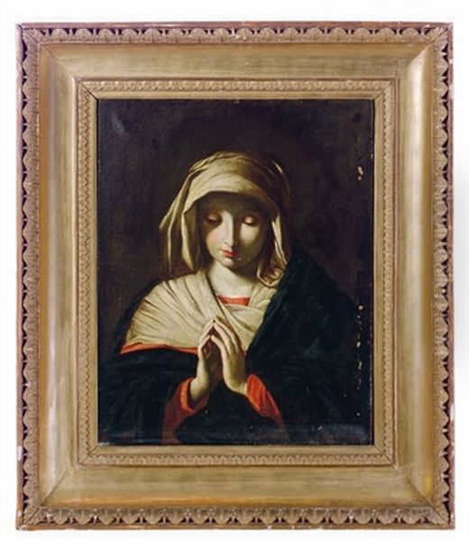 The Madonna Oil Painting by Giovanni Battiata Salvi, Il Sassoferrato