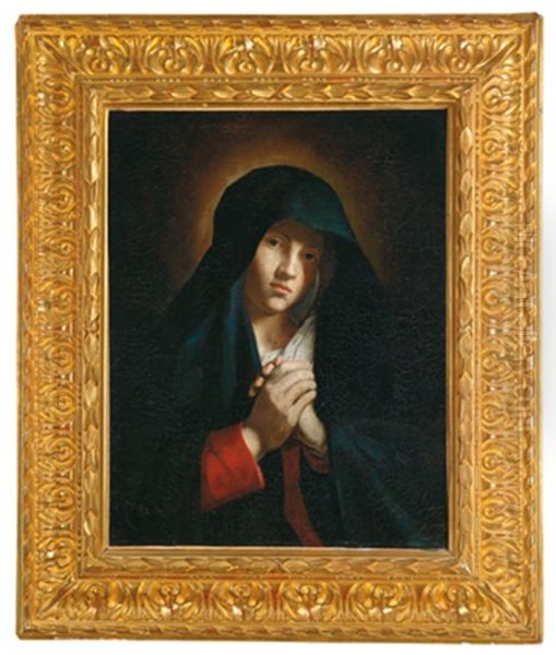 Madonna Oil Painting by Giovanni Battiata Salvi, Il Sassoferrato