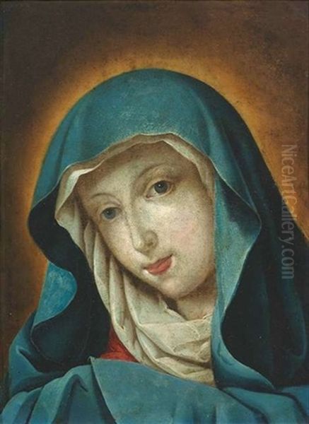 Madonna Oil Painting by Giovanni Battiata Salvi, Il Sassoferrato